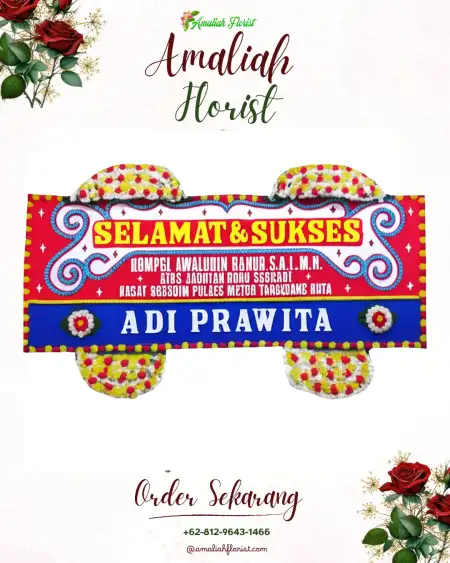 Papan Bunga Ucapan Selamat Siong