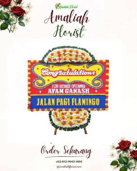 Sewa Papan Bunga Siong